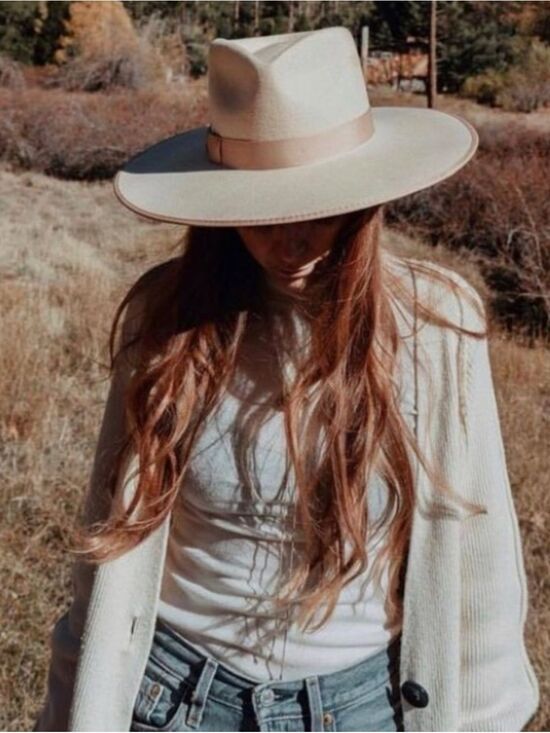 Lack Of Color 100% Australian Wool IVORY RANCHER Size M ~ Excellent main image 8